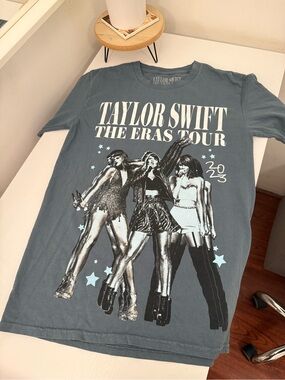 Taylor Swift Slate Blue The Eras Tour Graphic Tee